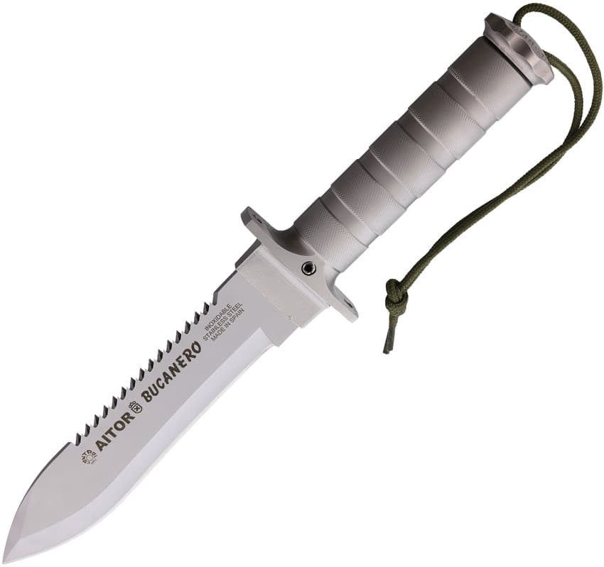 Bucanero Fixed Blade Silver