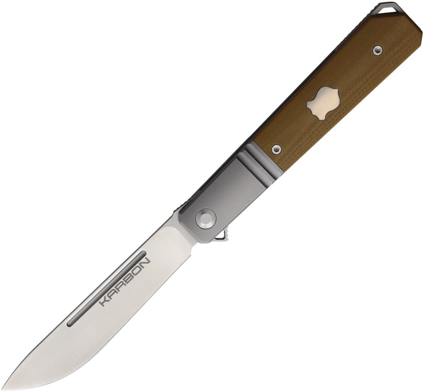 Flatline Framelock Tan G10