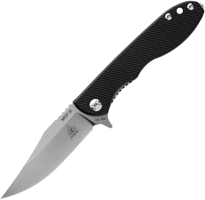 MSF Linerlock Black Elmax