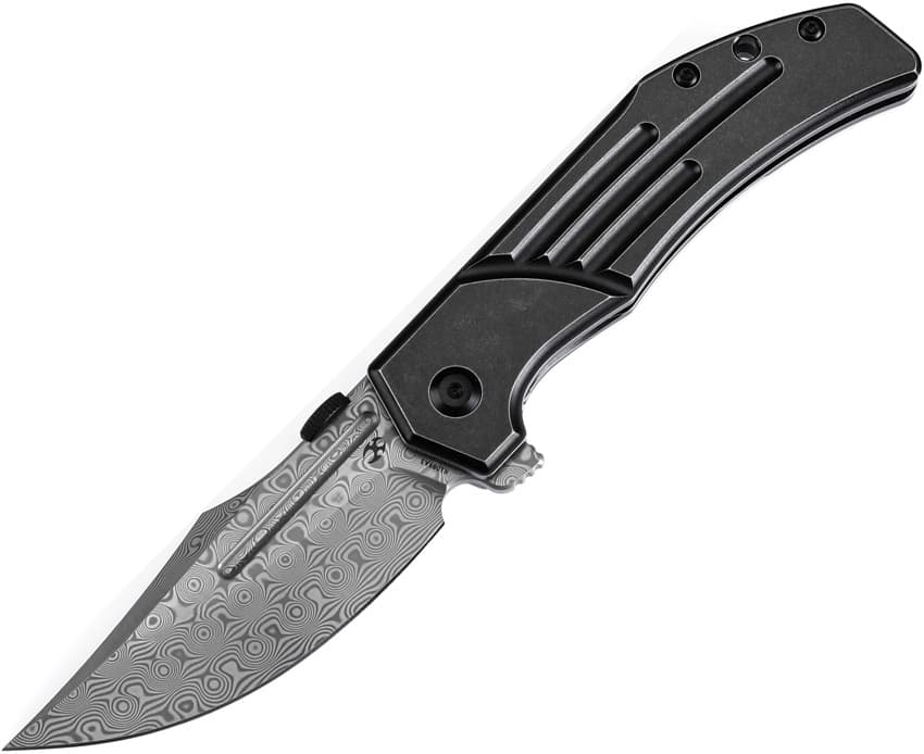 Orion Framelock BW Damascus