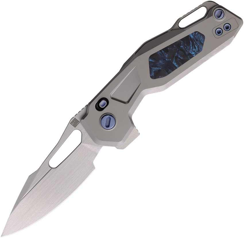 Mini Griffin Button Lock Blue