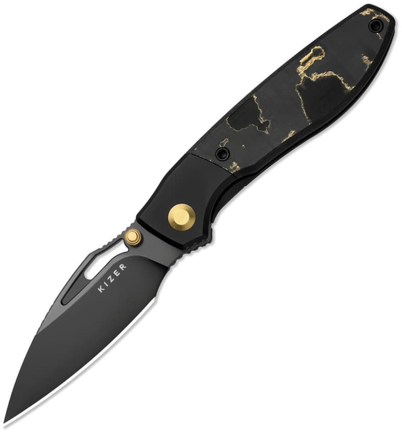 Shrike Framelock Camo Gold CF