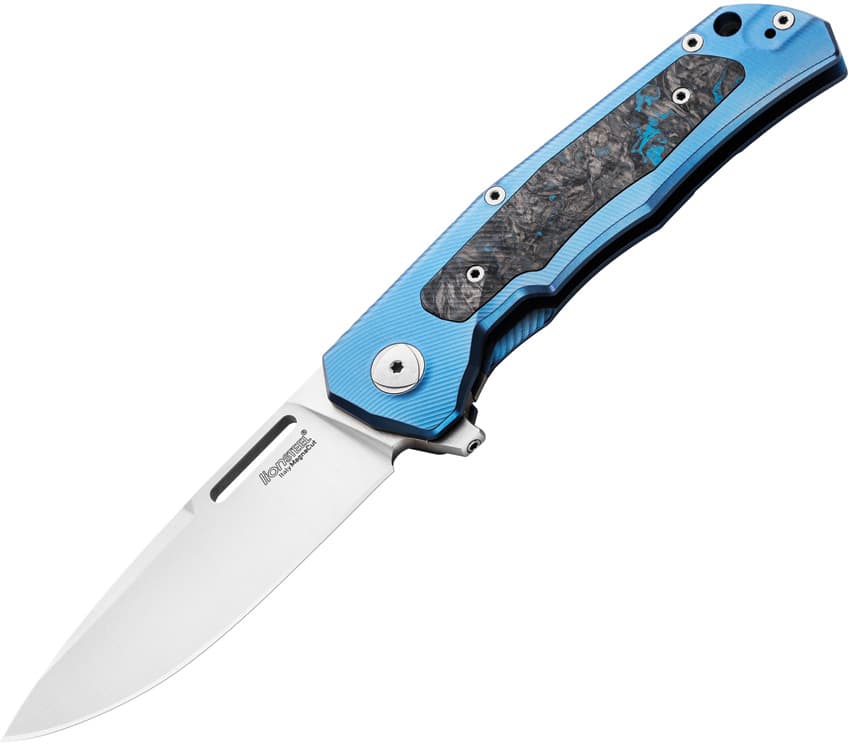 Q4TTRO Framelock Blue Ti