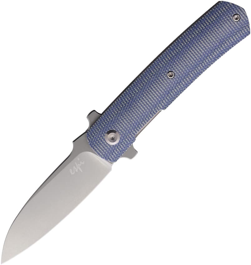 Ulys Linerlock Blue Micarta