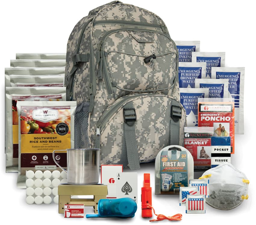 Five Day Survival Pack Black